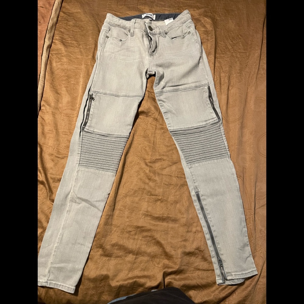 Paige used skinny jeans